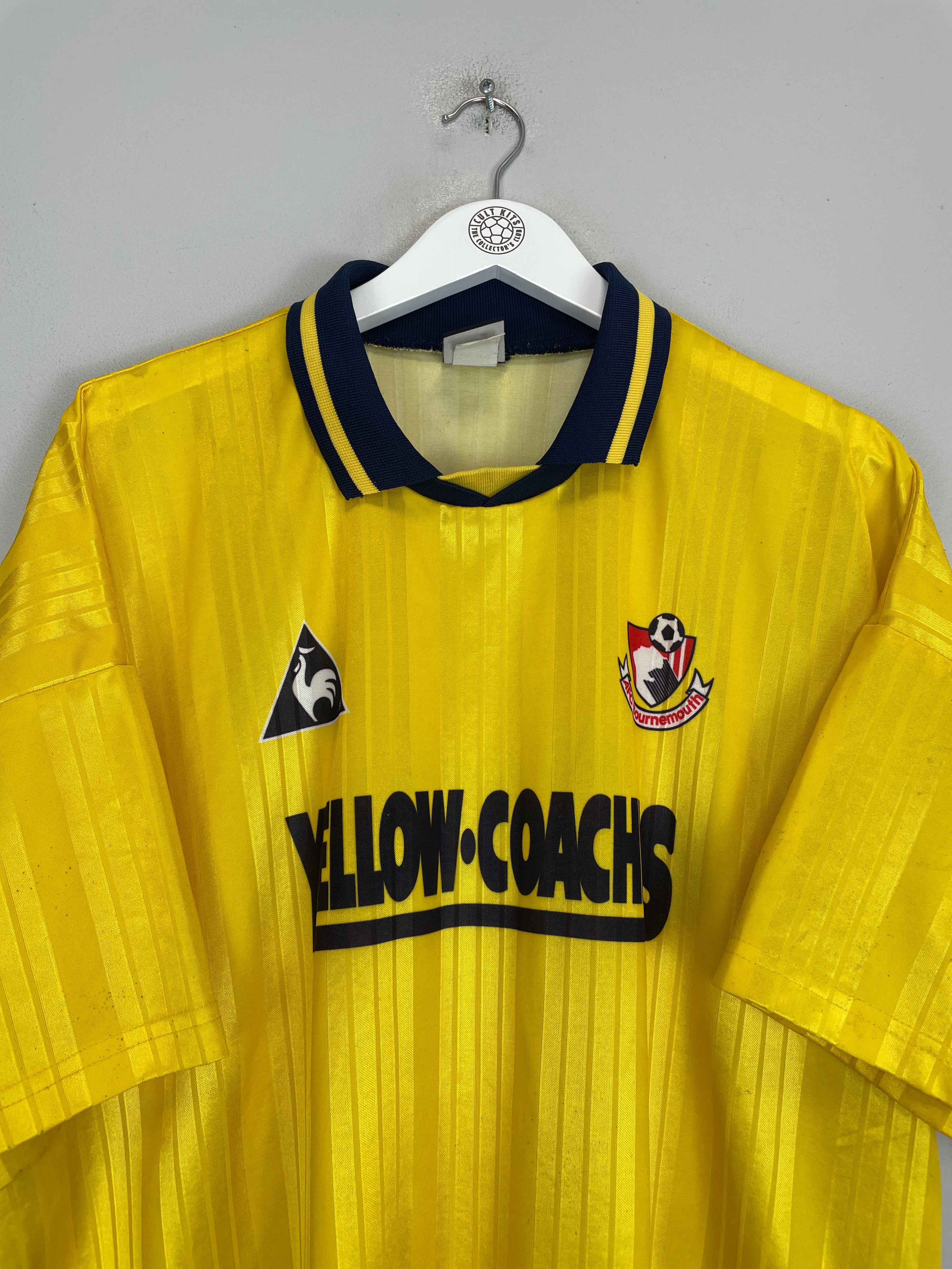 Shop 1995/96 BOURNEMOUTH AWAY SHIRT (XL) LE COQ SPORTIF, classic football shirts, vintage football shirts & retro soccer jerseys at Cult Kits