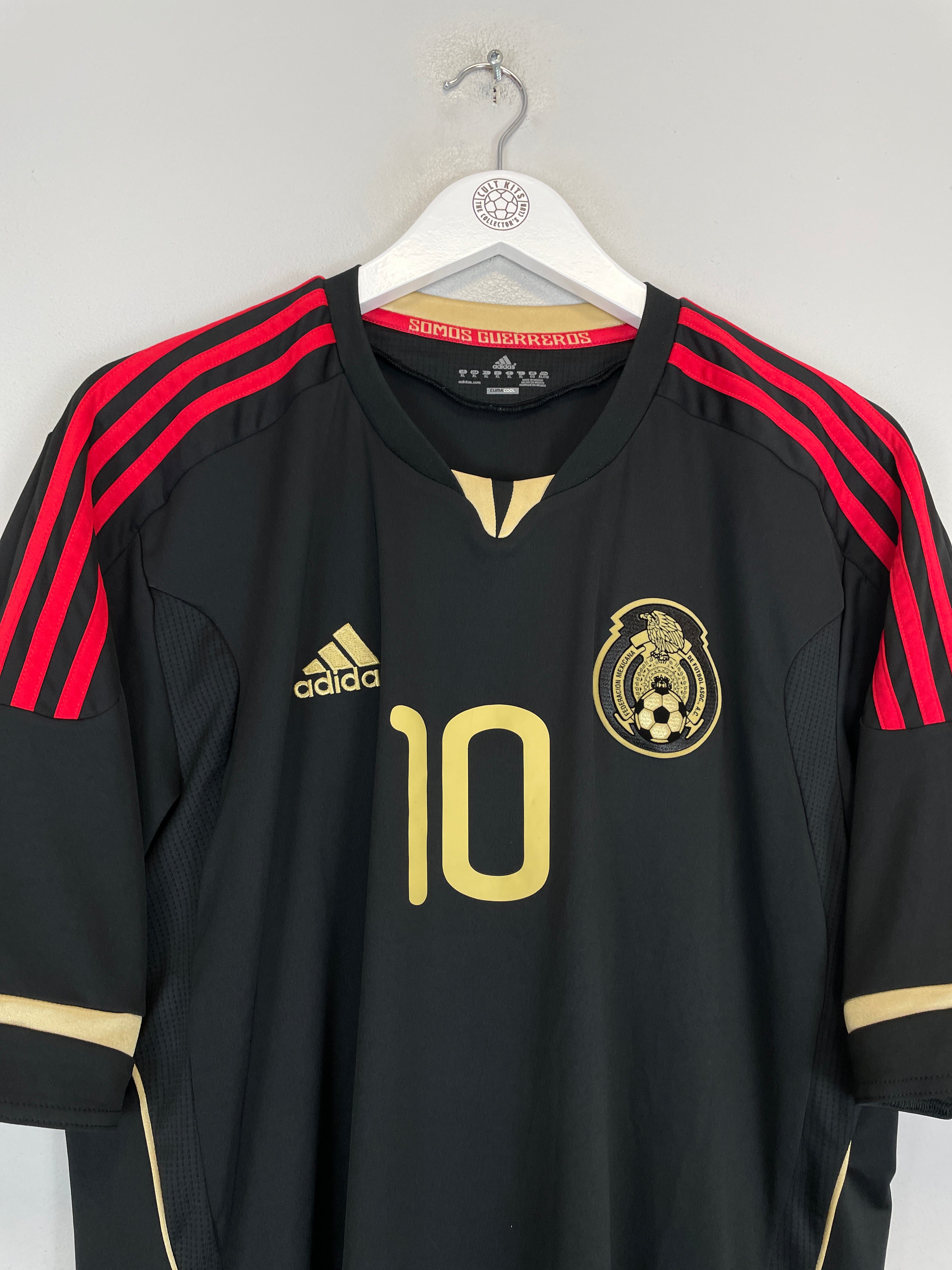 Shop 2010/11 MEXICO G.DOS SANTOS #10 AWAY SHIRT (XL) ADIDAS, classic football shirts, vintage football shirts & retro soccer jerseys at Cult Kits