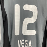 Shop 2007/09 RIVER PLATE VEGA #12 *PLAYER ISSUE* GK SHIRT (M) ADIDAS, classic football shirts, vintage football shirts & retro soccer jerseys at Cult Kits