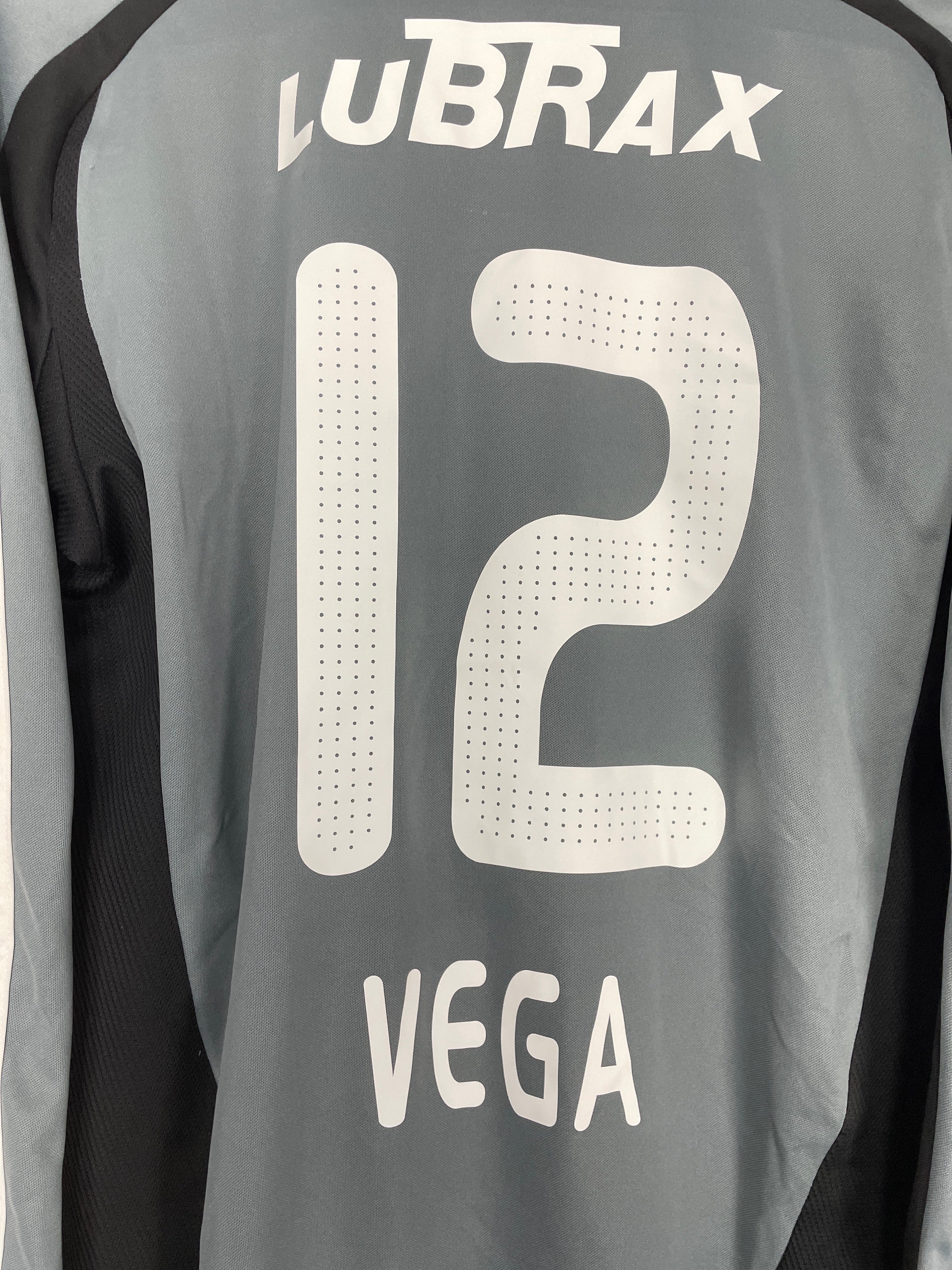 Shop 2007/09 RIVER PLATE VEGA #12 *PLAYER ISSUE* GK SHIRT (M) ADIDAS, classic football shirts, vintage football shirts & retro soccer jerseys at Cult Kits