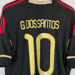 Shop 2010/11 MEXICO G.DOS SANTOS #10 AWAY SHIRT (XL) ADIDAS, classic football shirts, vintage football shirts & retro soccer jerseys at Cult Kits