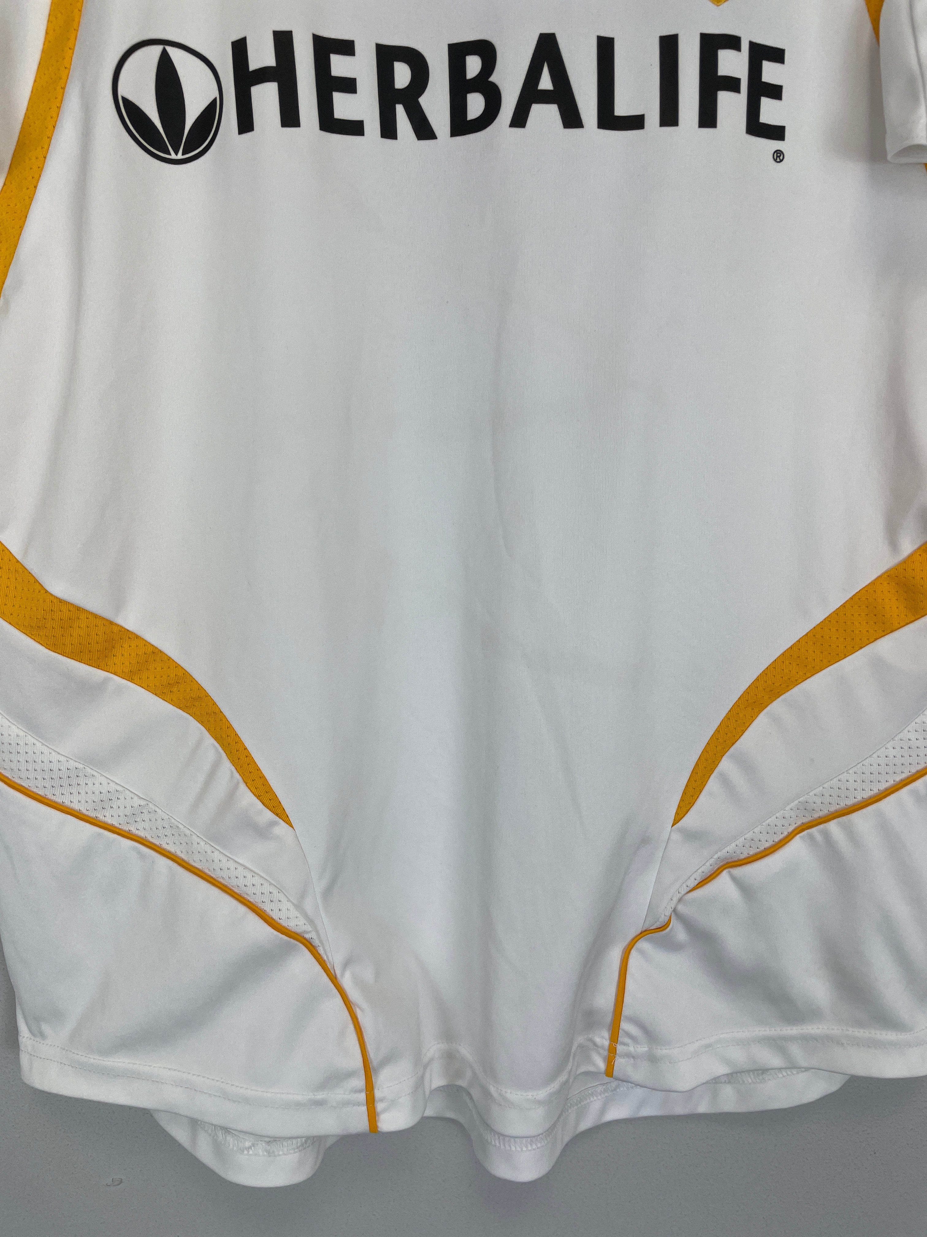 Shop 2007/08 LA GALAXY BECKHAM #32 HOME SHIRT (M) ADIDAS, classic football shirts, vintage football shirts & retro soccer jerseys at Cult Kits