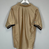 Shop 2001/03 BARCELONA AWAY SHIRT (M) NIKE, classic football shirts, vintage football shirts & retro soccer jerseys at Cult Kits