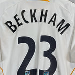 Shop 2007/08 LA GALAXY BECKHAM #32 HOME SHIRT (M) ADIDAS, classic football shirts, vintage football shirts & retro soccer jerseys at Cult Kits