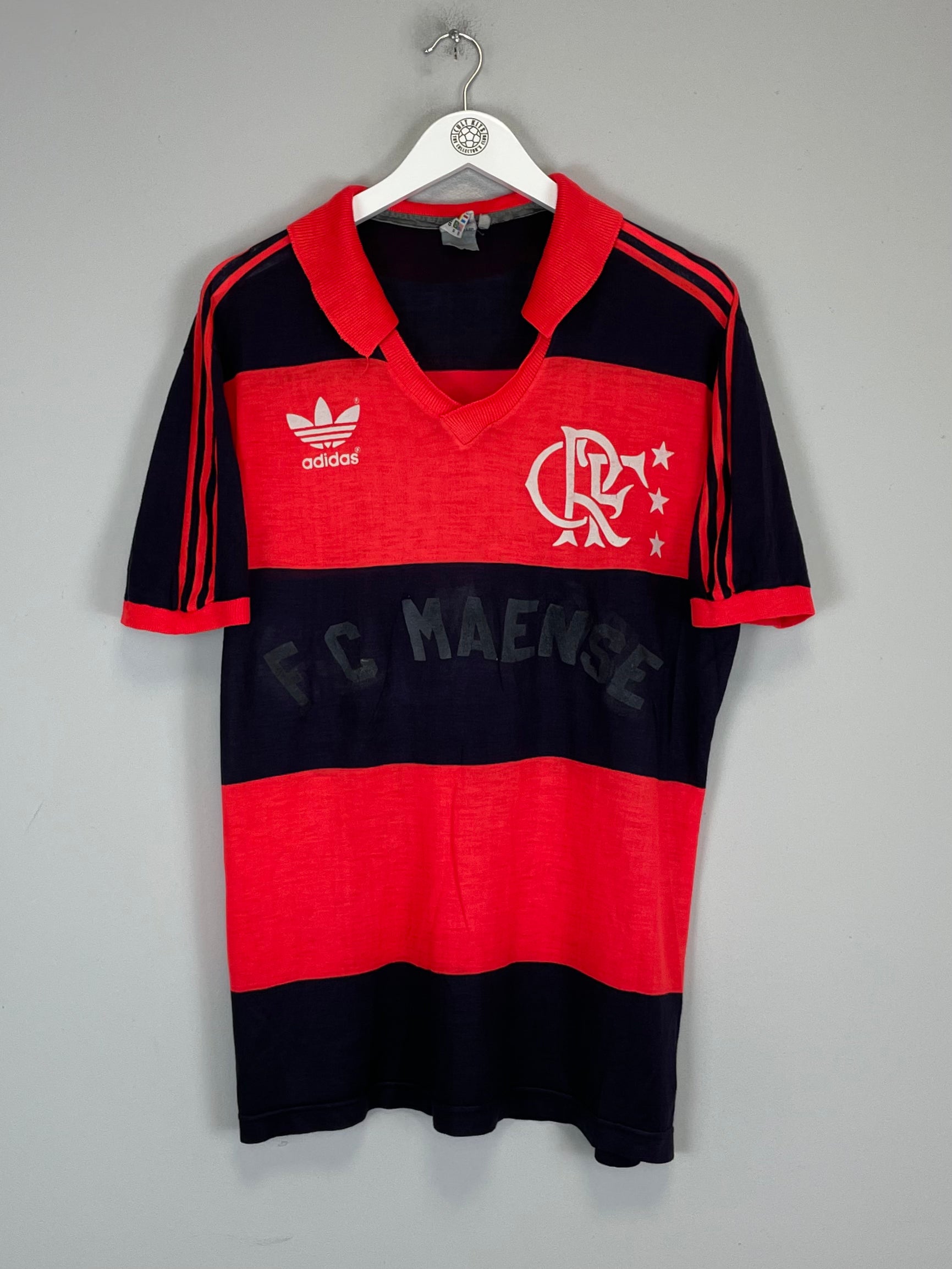 Shop 1985/86 FLAMENGO HOME SHIRT (M) ADIDAS, classic football shirts, vintage football shirts & retro soccer jerseys at Cult Kits