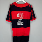 Shop 1985/86 FLAMENGO HOME SHIRT (M) ADIDAS, classic football shirts, vintage football shirts & retro soccer jerseys at Cult Kits