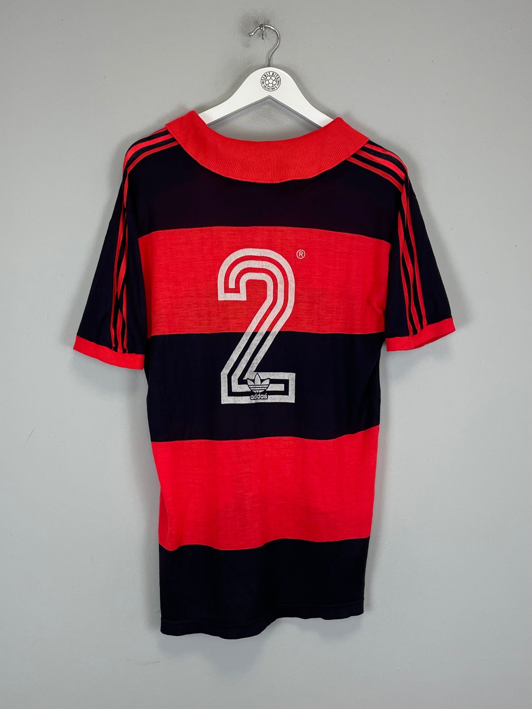 Shop 1985/86 FLAMENGO HOME SHIRT (M) ADIDAS, classic football shirts, vintage football shirts & retro soccer jerseys at Cult Kits