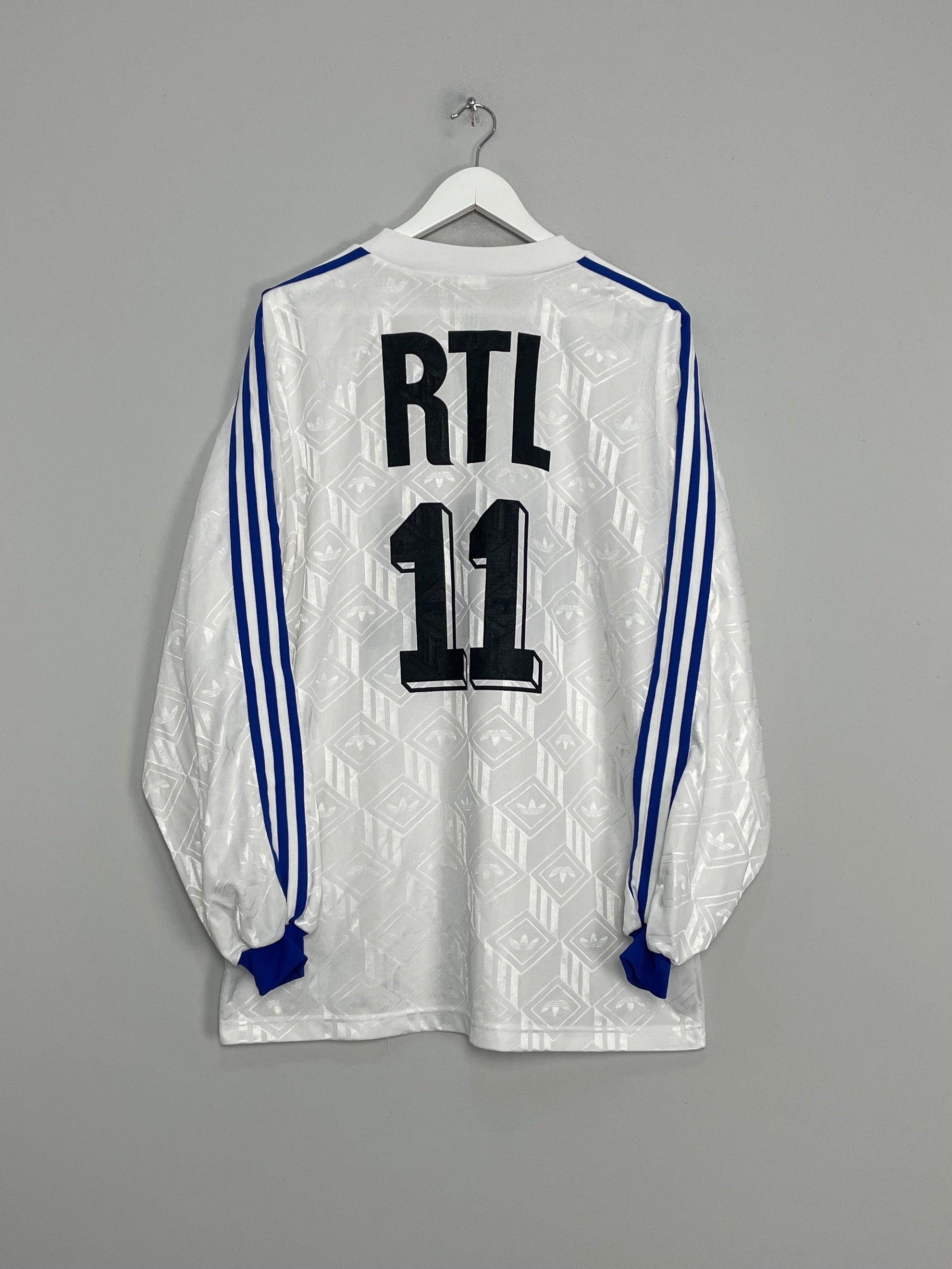 Shop 1993/94 COUPE DE FRANCE #11 L/S HOME SHIRT (XL) ADIDAS, classic football shirts, vintage football shirts & retro soccer jerseys at Cult Kits