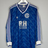 1988/89 SCHALKE L/S HOME SHIRT (L) ADIDAS
