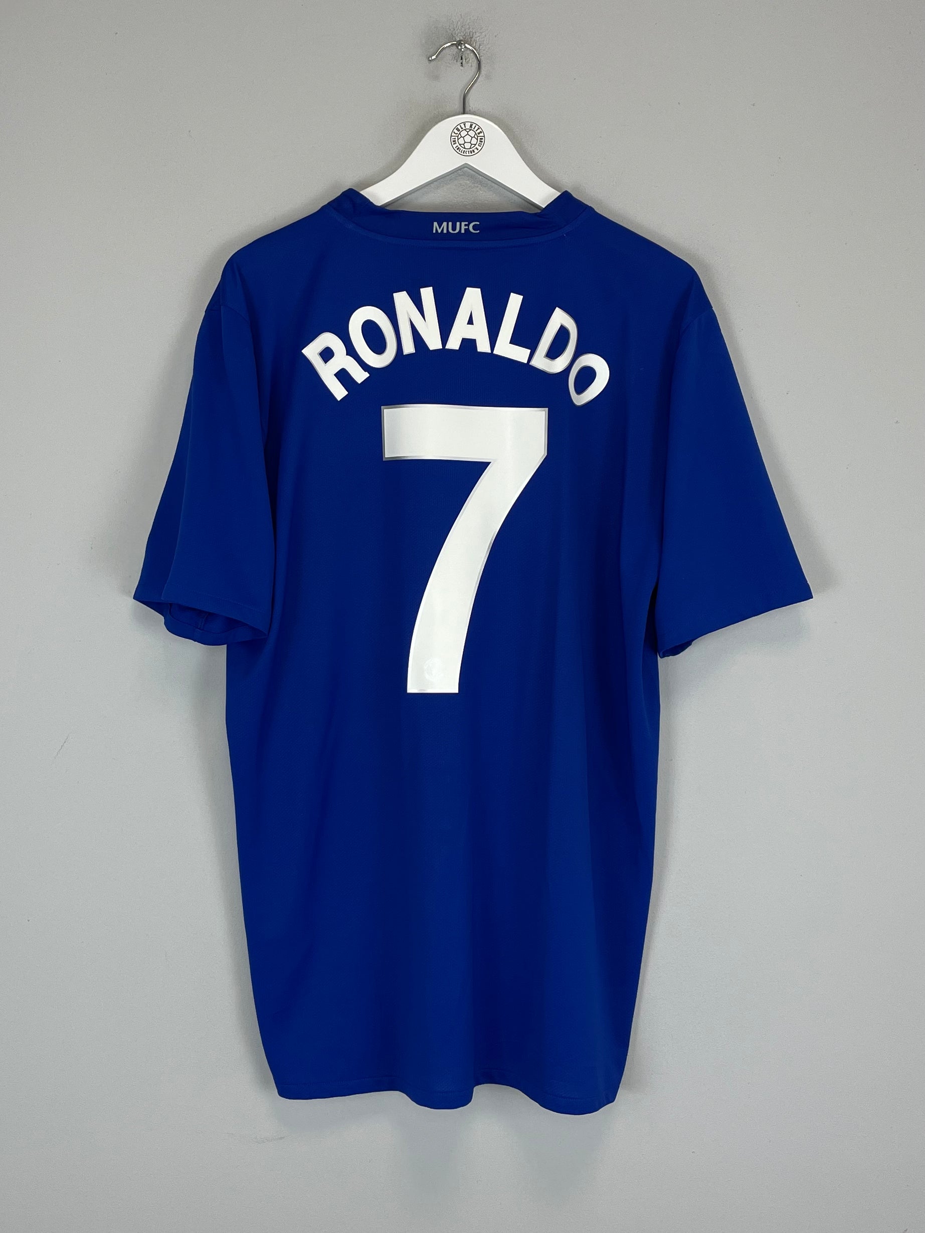 Shop 2008/09 MANCHESTER UNITED RONALDO #7 THIRD SHIRT (XL) NIKE, classic football shirts, vintage football shirts & retro soccer jerseys at Cult Kits