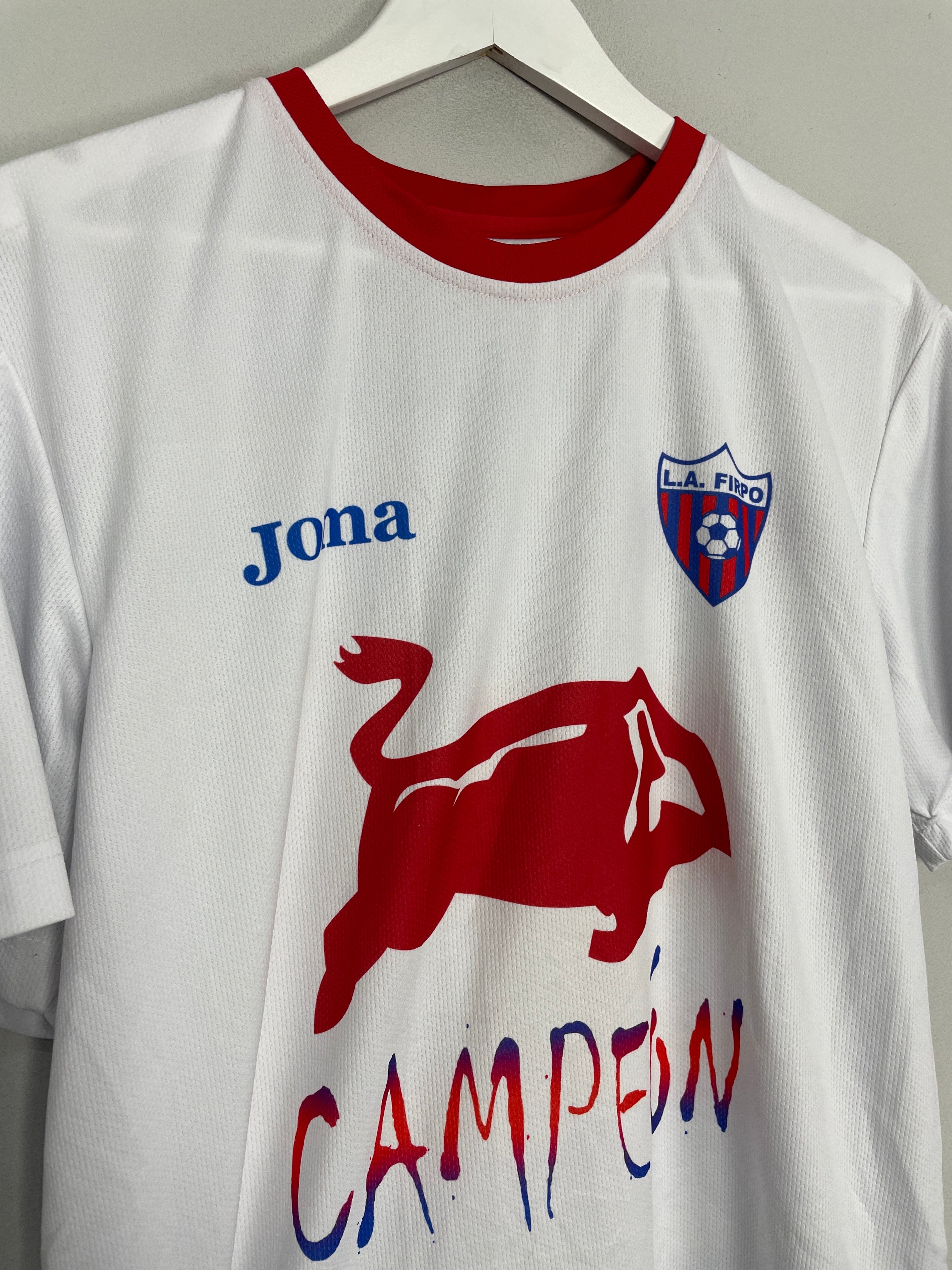 Shop 2013 LUIS ANGEL FIRPO 10 CAMPEON SHIRT (XL) JOMA, classic football shirts, vintage football shirts & retro soccer jerseys at Cult Kits