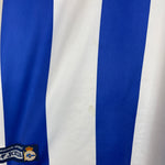 Shop 2003/04 DEPORTIVO LA CORUNA VALERON #21 HOME SHIRT (S) JOMA, classic football shirts, vintage football shirts & retro soccer jerseys at Cult Kits