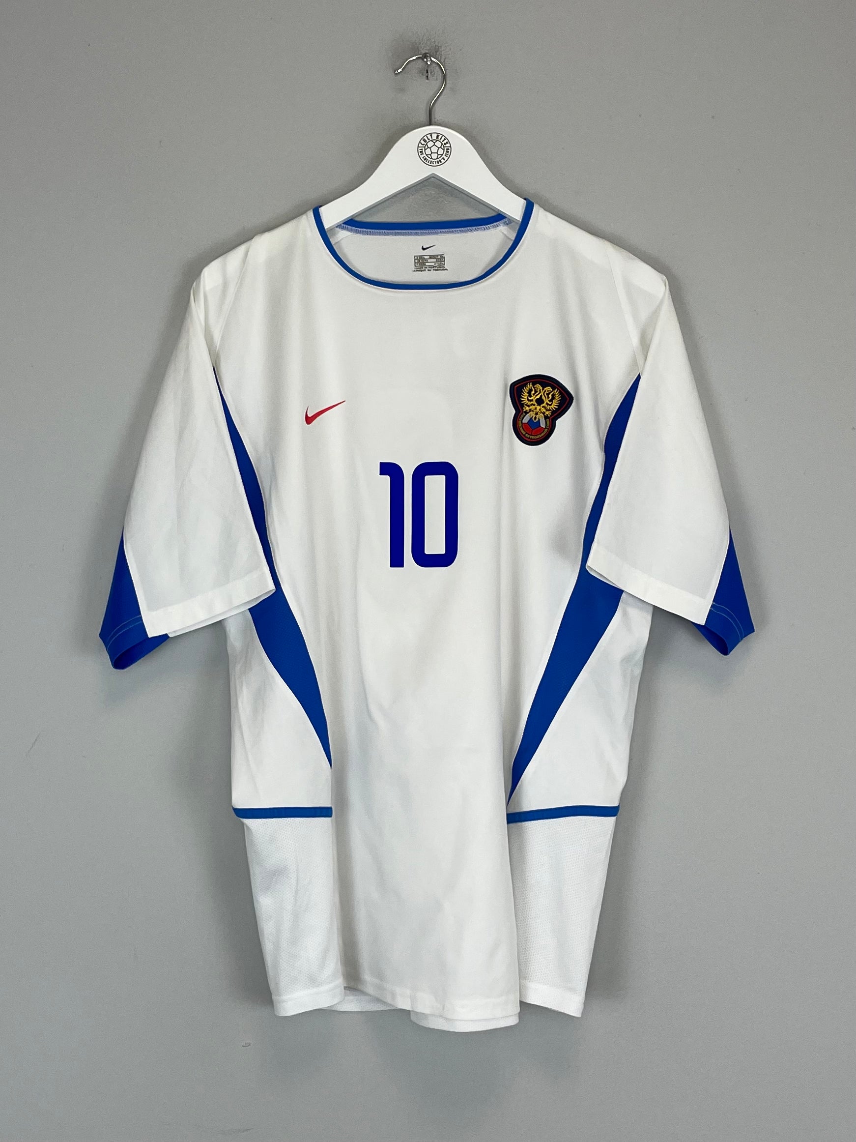 Shop 2002/04 RUSSIA MOSTOVOI #10 HOME SHIRT (L) NIKE, classic football shirts, vintage football shirts & retro soccer jerseys at Cult Kits