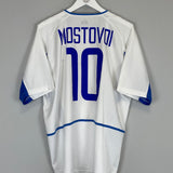 Shop 2002/04 RUSSIA MOSTOVOI #10 HOME SHIRT (L) NIKE, classic football shirts, vintage football shirts & retro soccer jerseys at Cult Kits