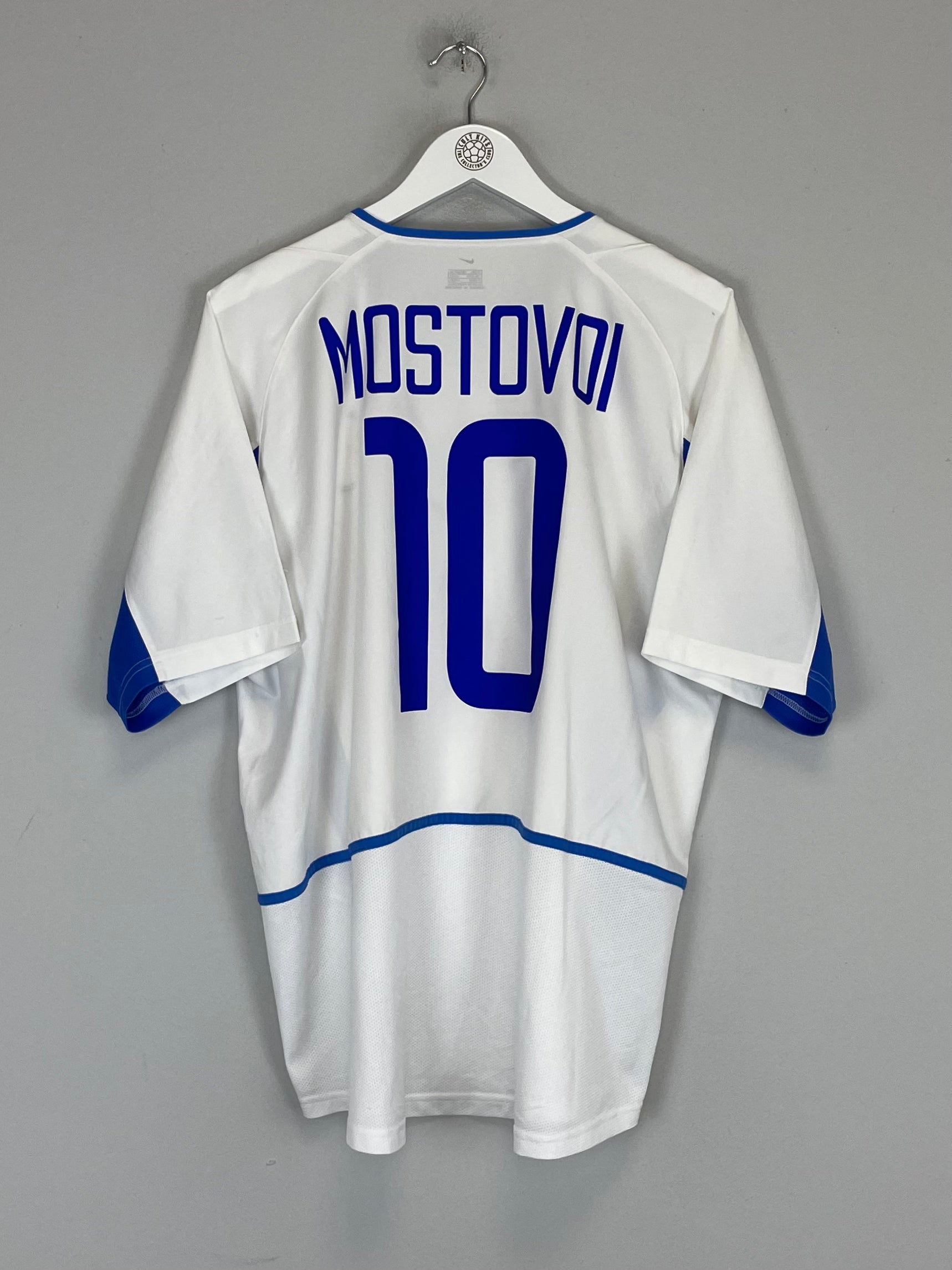 Shop 2002/04 RUSSIA MOSTOVOI #10 HOME SHIRT (L) NIKE, classic football shirts, vintage football shirts & retro soccer jerseys at Cult Kits