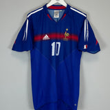 Shop 2004/06 FRANCE ZIDANE #10 HOME SHIRT (M) ADIDAS, classic football shirts, vintage football shirts & retro soccer jerseys at Cult Kits