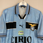 Shop 1998/00 LAZIO SIMEONE #14 HOME SHIRT (XL) PUMA, classic football shirts, vintage football shirts & retro soccer jerseys at Cult Kits