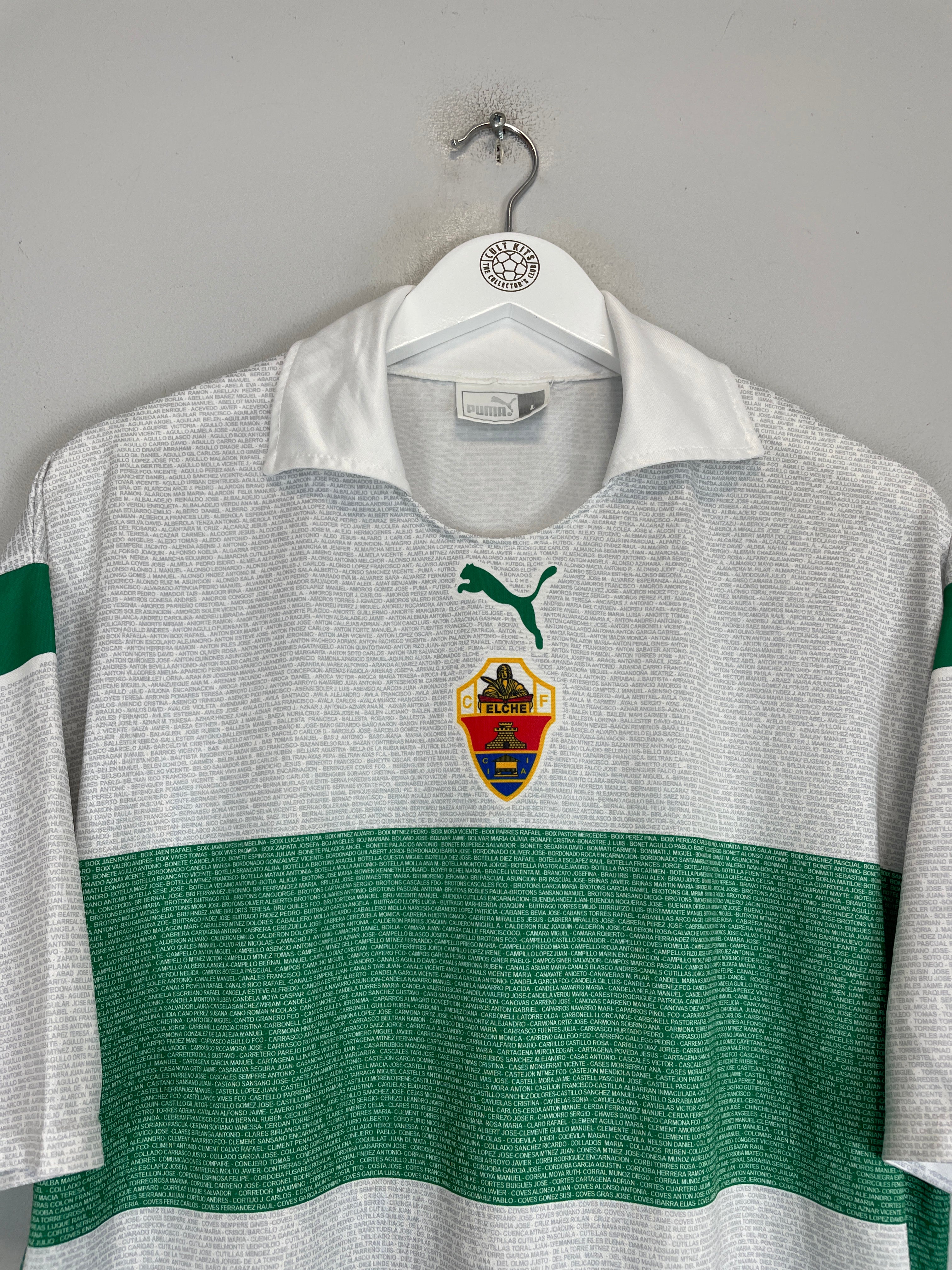 Shop 2003/04 ELCHE SPECIAL HOME SHIRT (L) PUMA, classic football shirts, vintage football shirts & retro soccer jerseys at Cult Kits