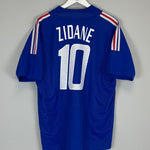Shop 2002/04 FRANCE ZIDANE #10 HOME SHIRT (XL) ADIDAS, classic football shirts, vintage football shirts & retro soccer jerseys at Cult Kits