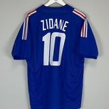 Shop 2002/04 FRANCE ZIDANE #10 HOME SHIRT (XL) ADIDAS, classic football shirts, vintage football shirts & retro soccer jerseys at Cult Kits