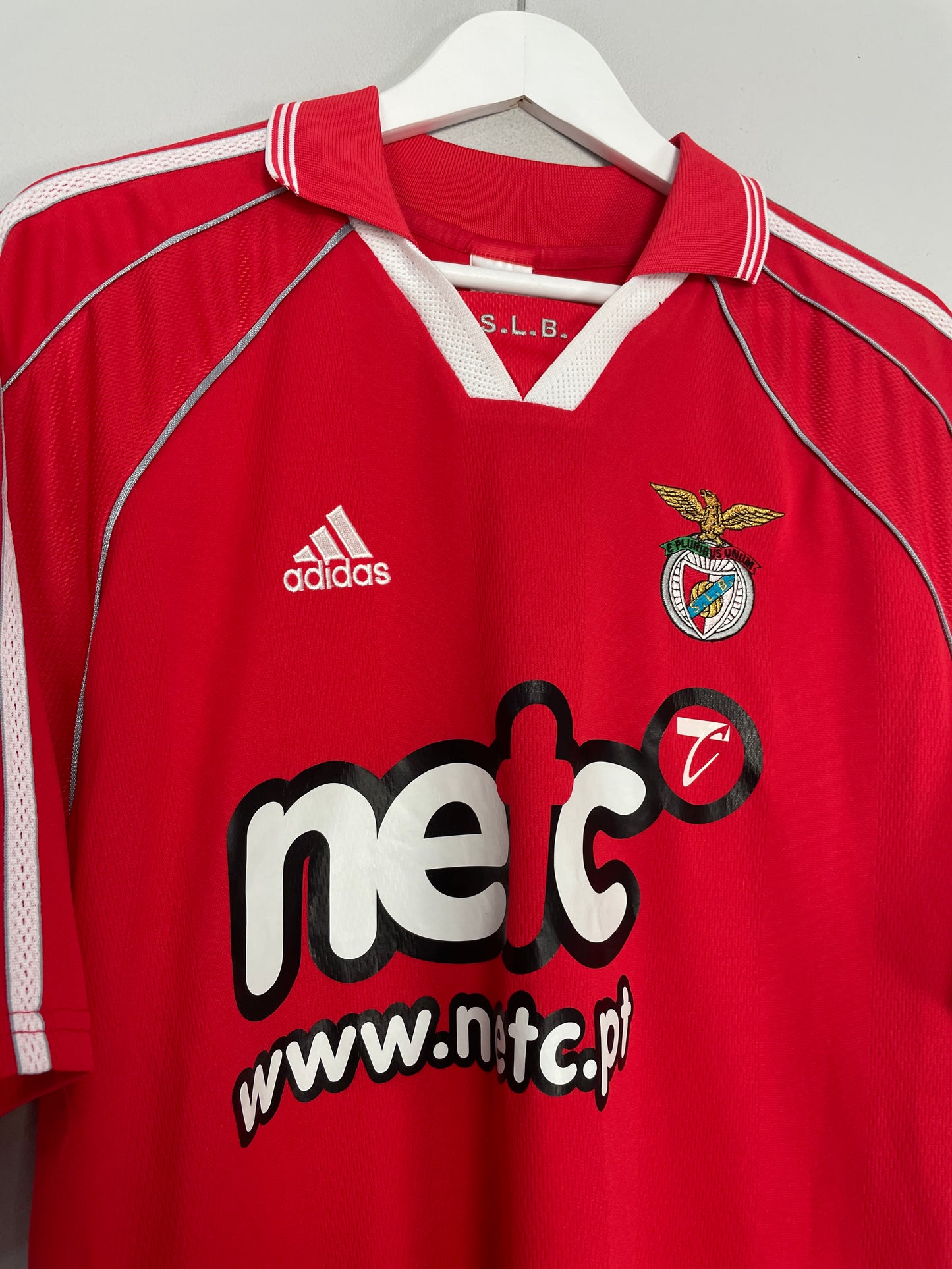 2000/01 BENFICA HOME SHIRT (M) ADIDAS