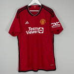 Shop 2023/24 MANCHESTER UNITED MARTINEZ #6 HOME SHIRT (XL) ADIDAS, classic football shirts, vintage football shirts & retro soccer jerseys at Cult Kits