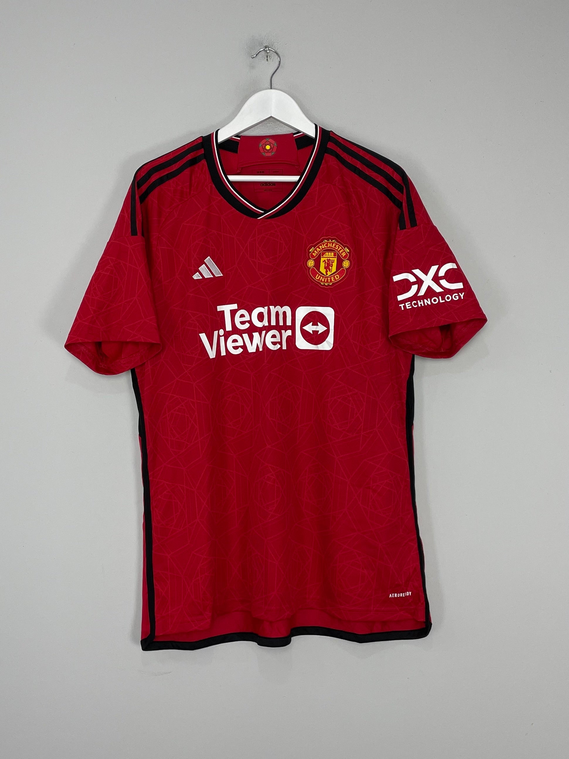 Shop 2023/24 MANCHESTER UNITED MARTINEZ #6 HOME SHIRT (XL) ADIDAS, classic football shirts, vintage football shirts & retro soccer jerseys at Cult Kits