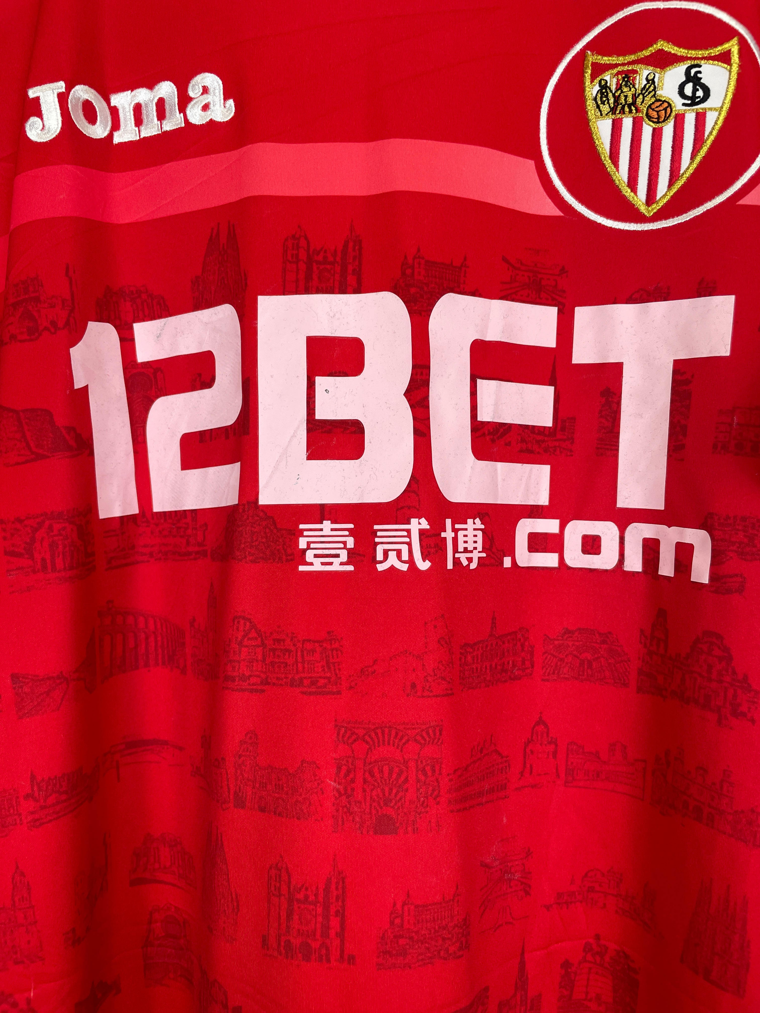 Shop 2010/11 SEVILLA RAKITIC #25 *SIGNED* AWAY SHIRT (XL) JOMA, classic football shirts, vintage football shirts & retro soccer jerseys at Cult Kits