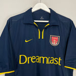 Shop 2000/02 ARSENAL EUROPEAN AWAY SHIRT (L) NIKE, classic football shirts, vintage football shirts & retro soccer jerseys at Cult Kits