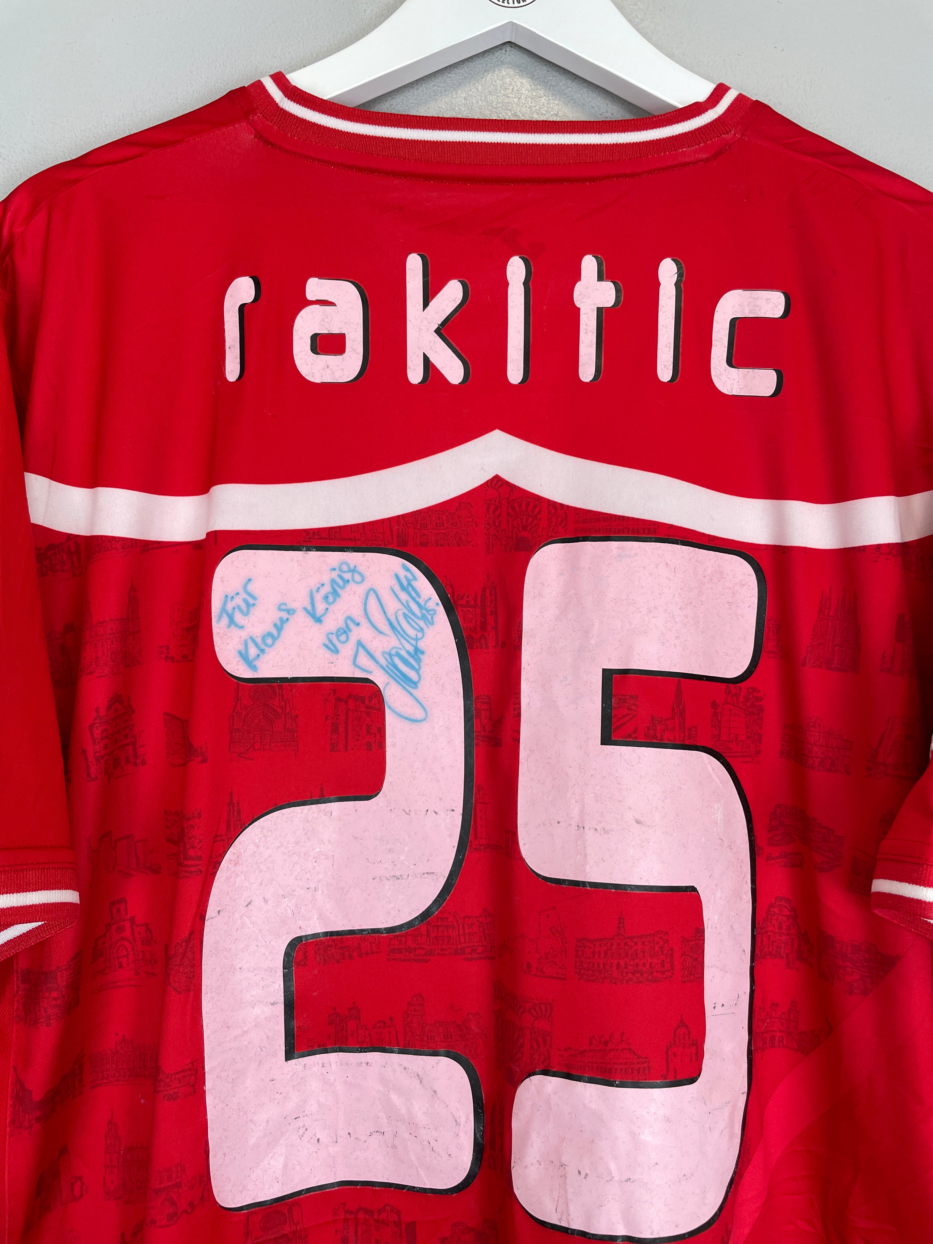 Shop 2010/11 SEVILLA RAKITIC #25 *SIGNED* AWAY SHIRT (XL) JOMA, classic football shirts, vintage football shirts & retro soccer jerseys at Cult Kits