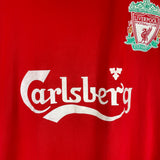 Shop 2006/07 LIVERPOOL CROUCH #15 L/S HOME SHIRT (L) ADIDAS, classic football shirts, vintage football shirts & retro soccer jerseys at Cult Kits