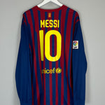 Shop 2011/12 BARCELONA MESSI #10 HOME SHIRT (XXL) NIKE, classic football shirts, vintage football shirts & retro soccer jerseys at Cult Kits