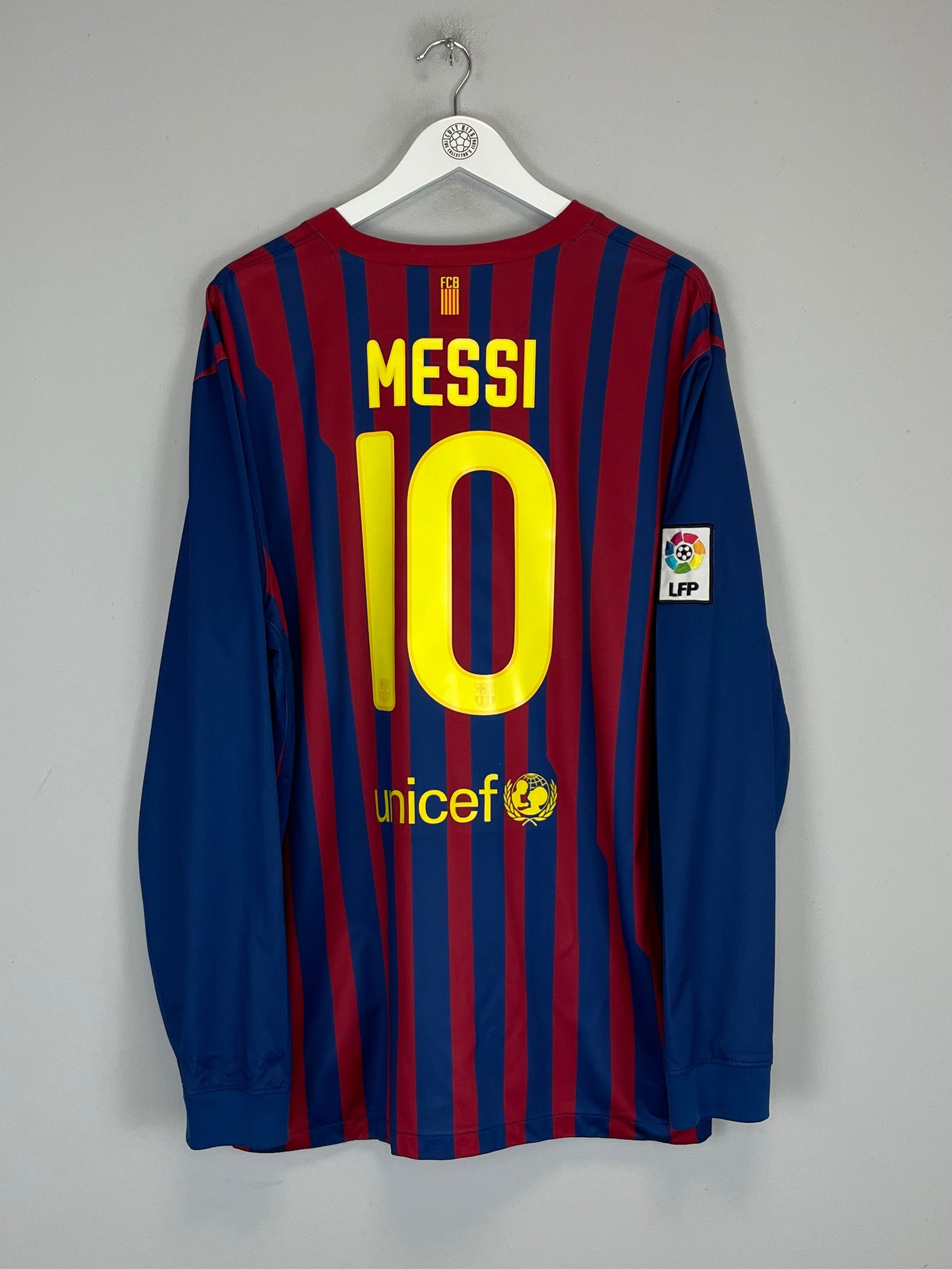 Shop 2011/12 BARCELONA MESSI #10 HOME SHIRT (XXL) NIKE, classic football shirts, vintage football shirts & retro soccer jerseys at Cult Kits