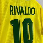 Shop 1994/96 BRAZIL RIVALDO #10 *BNWT* HOME SHIRT (L) UMBRO, classic football shirts, vintage football shirts & retro soccer jerseys at Cult Kits