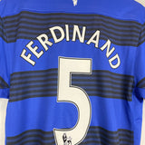 Shop 2011/12 MANCHESTER UNITED FERDINAND #5 AWAY SHIRT (L) NIKE, classic football shirts, vintage football shirts & retro soccer jerseys at Cult Kits