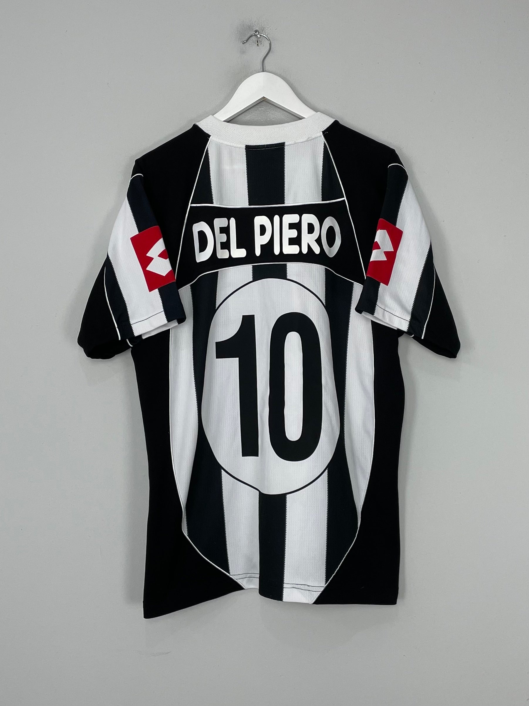 極美品！　02-03 Juventus Del Piero #10 LOTTO 2002-03 Juventus Home Shirt Del Piero #10 - 7/10 - (L)