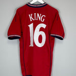 Shop 2002/04 ENGLAND KING #16 AWAY SHIRT (M) UMBRO, classic football shirts, vintage football shirts & retro soccer jerseys at Cult Kits