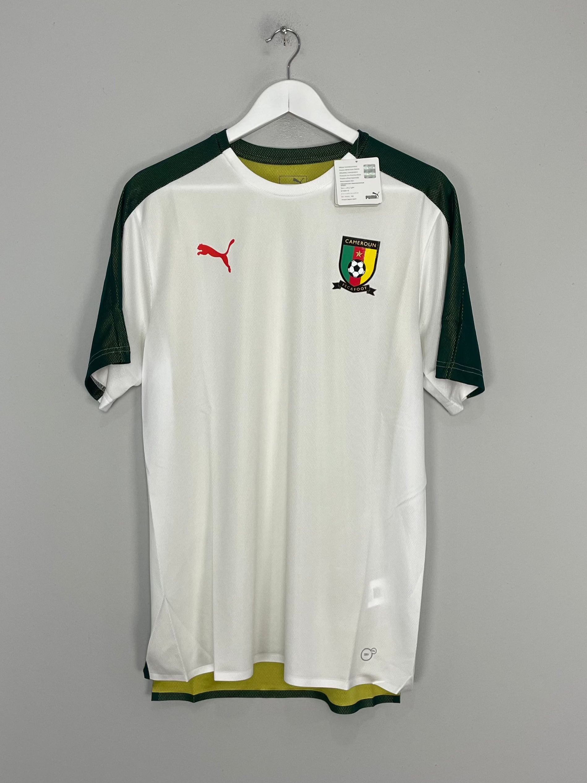 Shop 2016/17 CAMEROON *BNWT* TRAINING SHIRT (MULTIPLE SIZES) PUMA, classic football shirts, vintage football shirts & retro soccer jerseys at Cult Kits