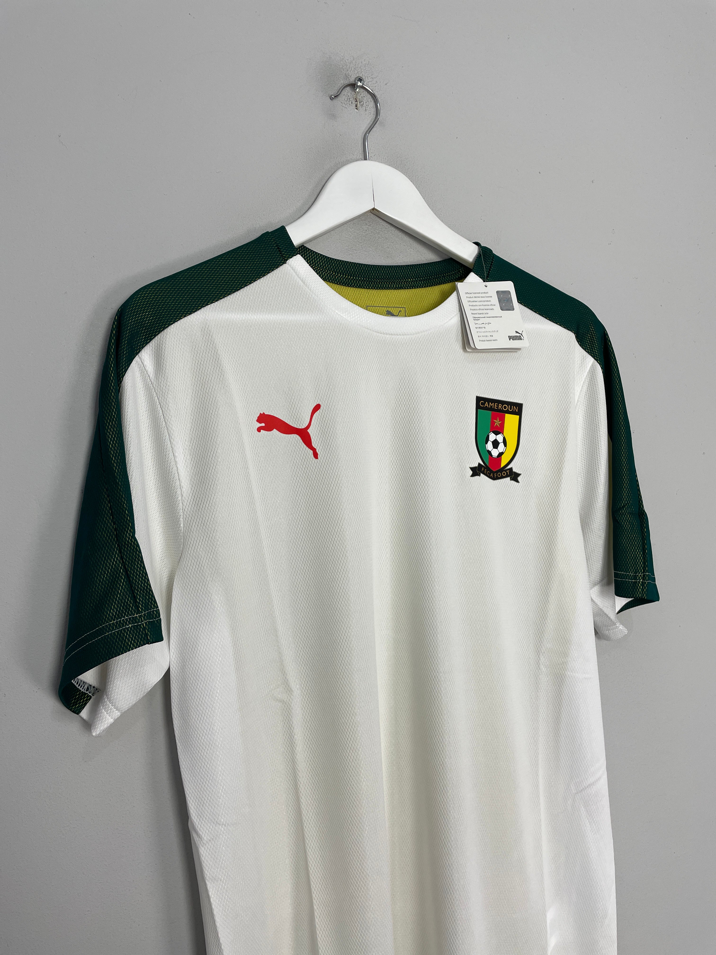 Shop 2016/17 CAMEROON *BNWT* TRAINING SHIRT (MULTIPLE SIZES) PUMA, classic football shirts, vintage football shirts & retro soccer jerseys at Cult Kits