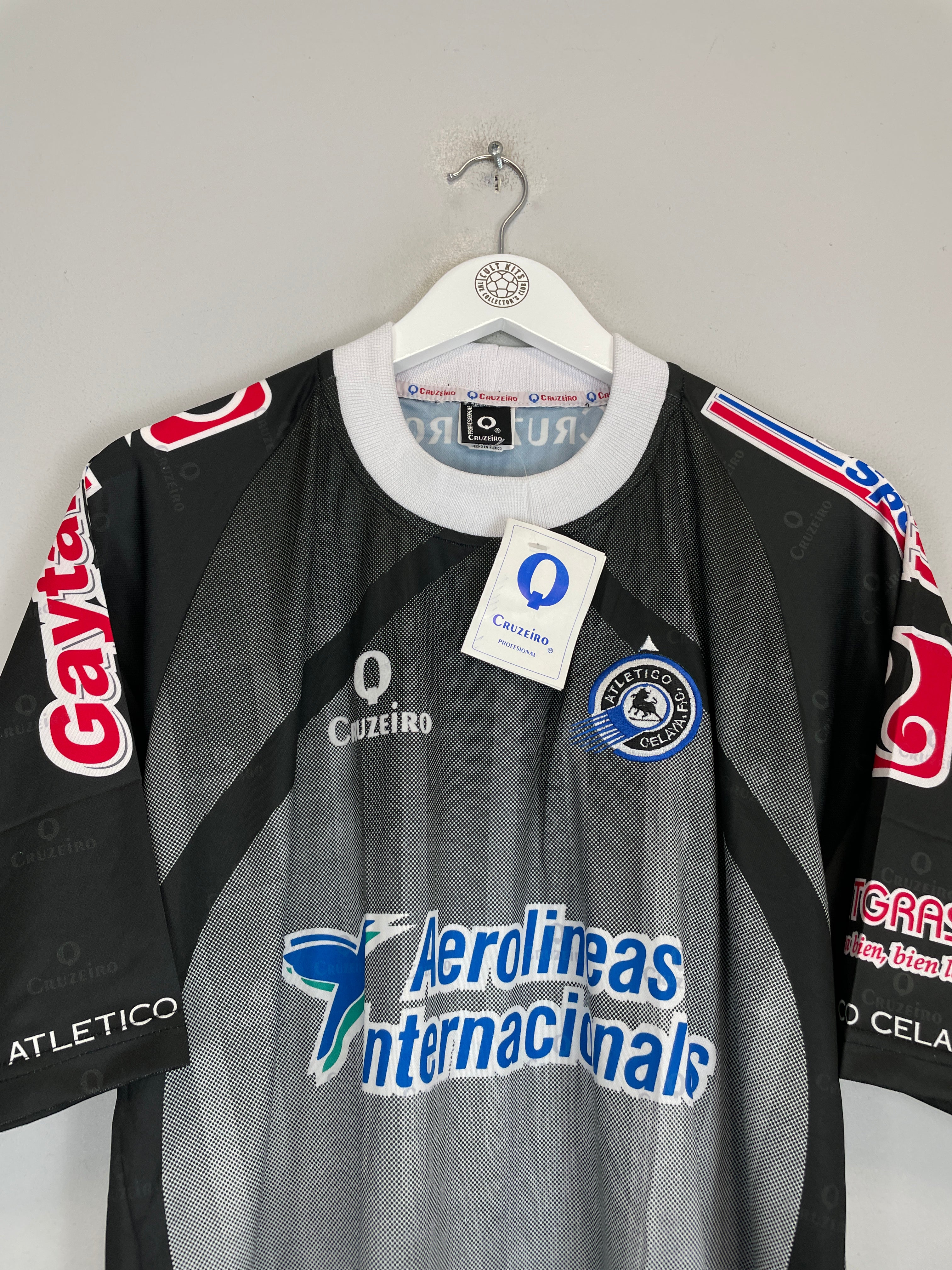 Shop 2002/03 ATLETICO CELAYA *BNWT* AWAY SHIRT (L) CRUZEIRO, classic football shirts, vintage football shirts & retro soccer jerseys at Cult Kits