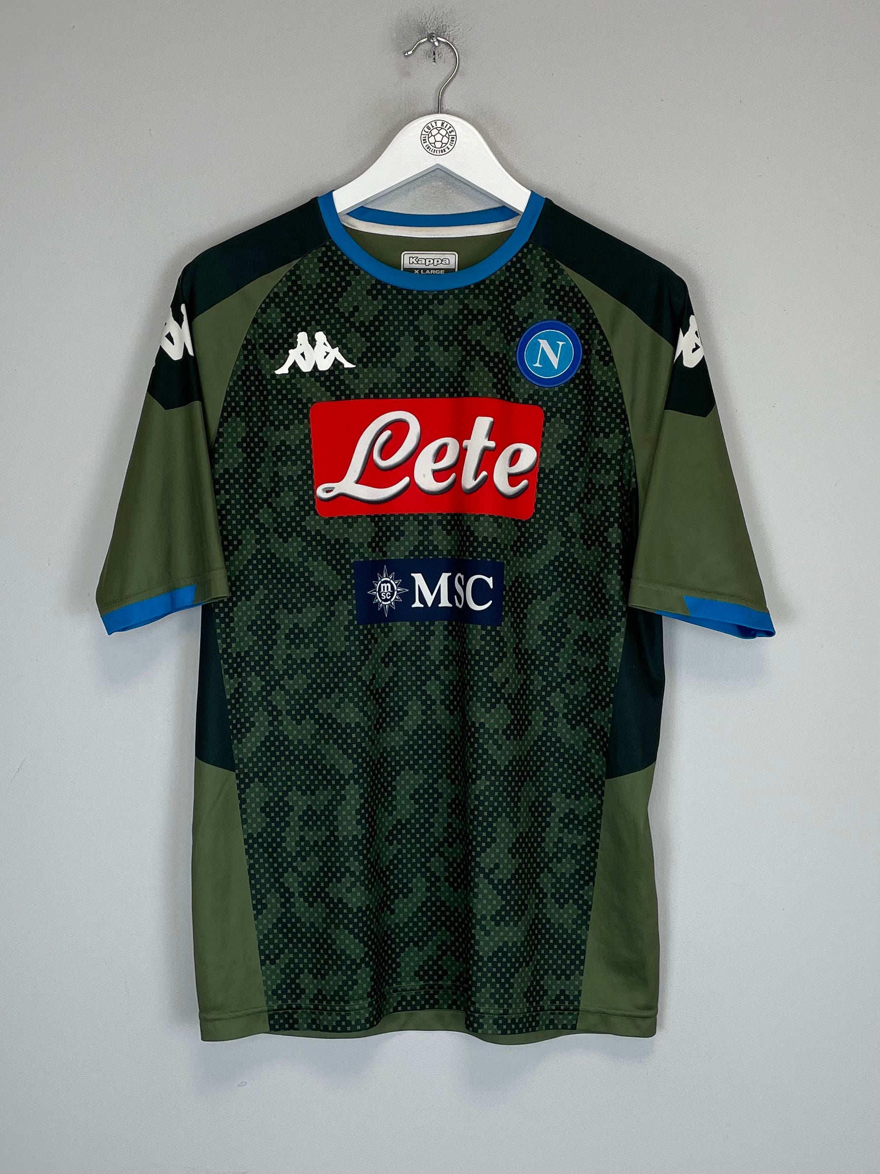 Shop 2019/20 NAPOLI AWAY SHIRT (XL) KAPPA, classic football shirts, vintage football shirts & retro soccer jerseys at Cult Kits