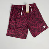 Shop UMBRO *BNWT* CLARET GRAFFITI SHORTS (MULTIPLE SIZES) WITH POCKETS, classic football shirts, vintage football shirts & retro soccer jerseys at Cult Kits
