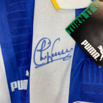 Shop 1993/95 SHEFFIELD WEDNESDAY *SIGNED* BNWT HOME SHIRT (M) PUMA, classic football shirts, vintage football shirts & retro soccer jerseys at Cult Kits