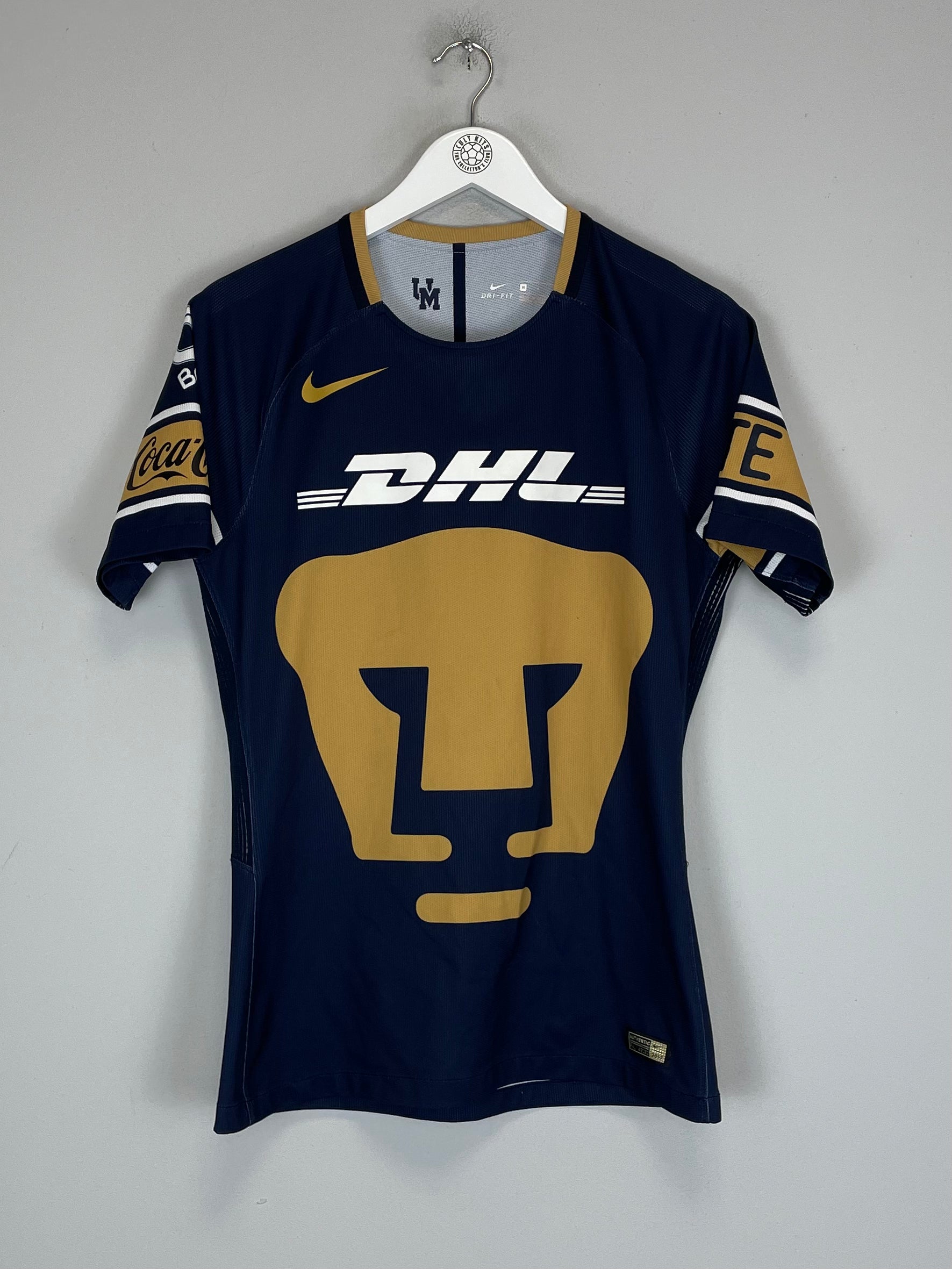 Shop 2017/18 UNAM PUMAS *PLAYER ISSUE* #137 AWAY SHIRT (M) NIKE, classic football shirts, vintage football shirts & retro soccer jerseys at Cult Kits