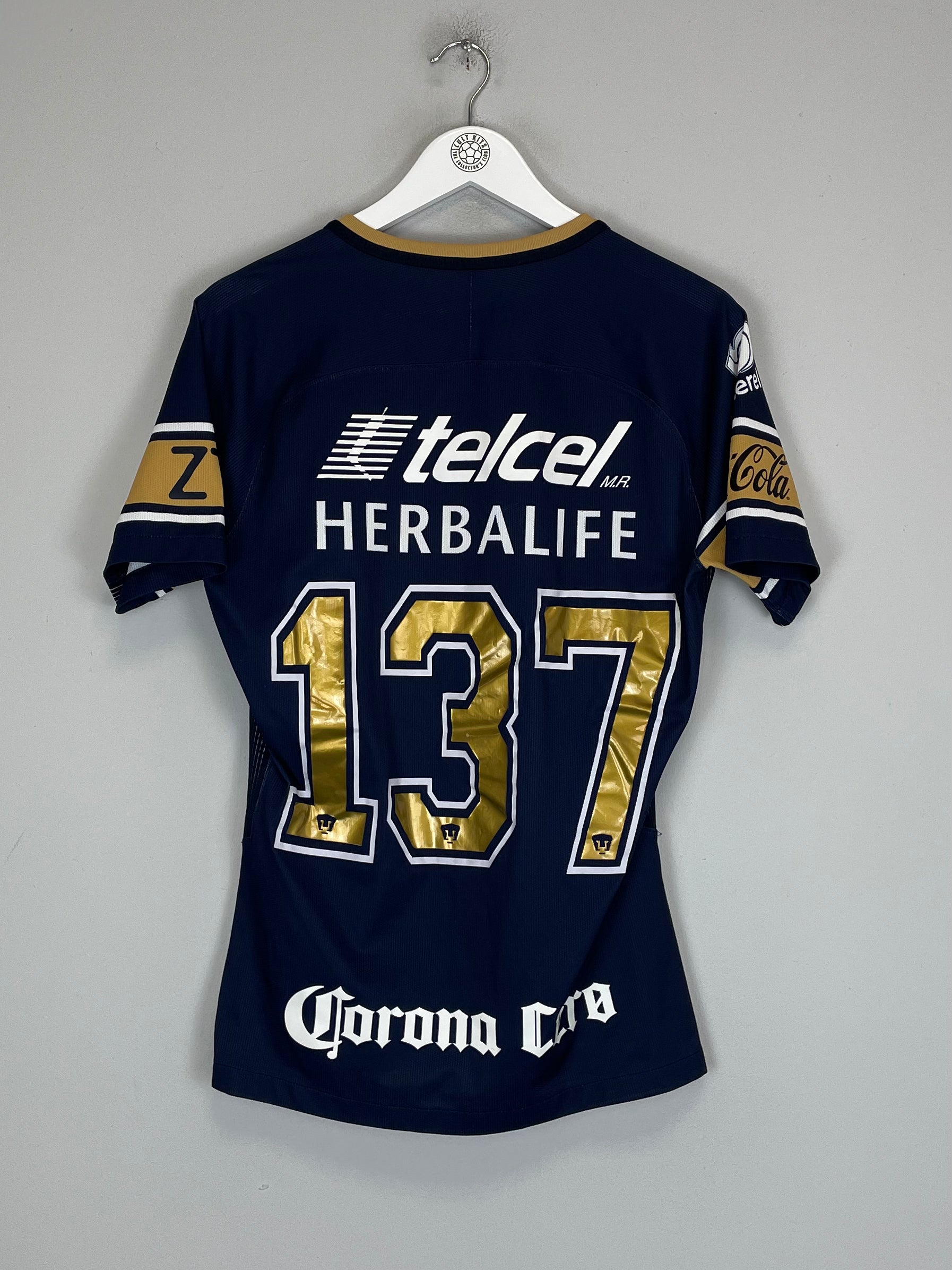 Shop 2017/18 UNAM PUMAS *PLAYER ISSUE* #137 AWAY SHIRT (M) NIKE, classic football shirts, vintage football shirts & retro soccer jerseys at Cult Kits