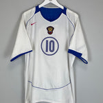 Shop 2004/06 RUSSIA MOSTOVOI #10 AWAY SHIRT (XL) NIKE, classic football shirts, vintage football shirts & retro soccer jerseys at Cult Kits