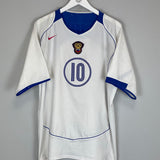 Shop 2004/06 RUSSIA MOSTOVOI #10 AWAY SHIRT (XL) NIKE, classic football shirts, vintage football shirts & retro soccer jerseys at Cult Kits