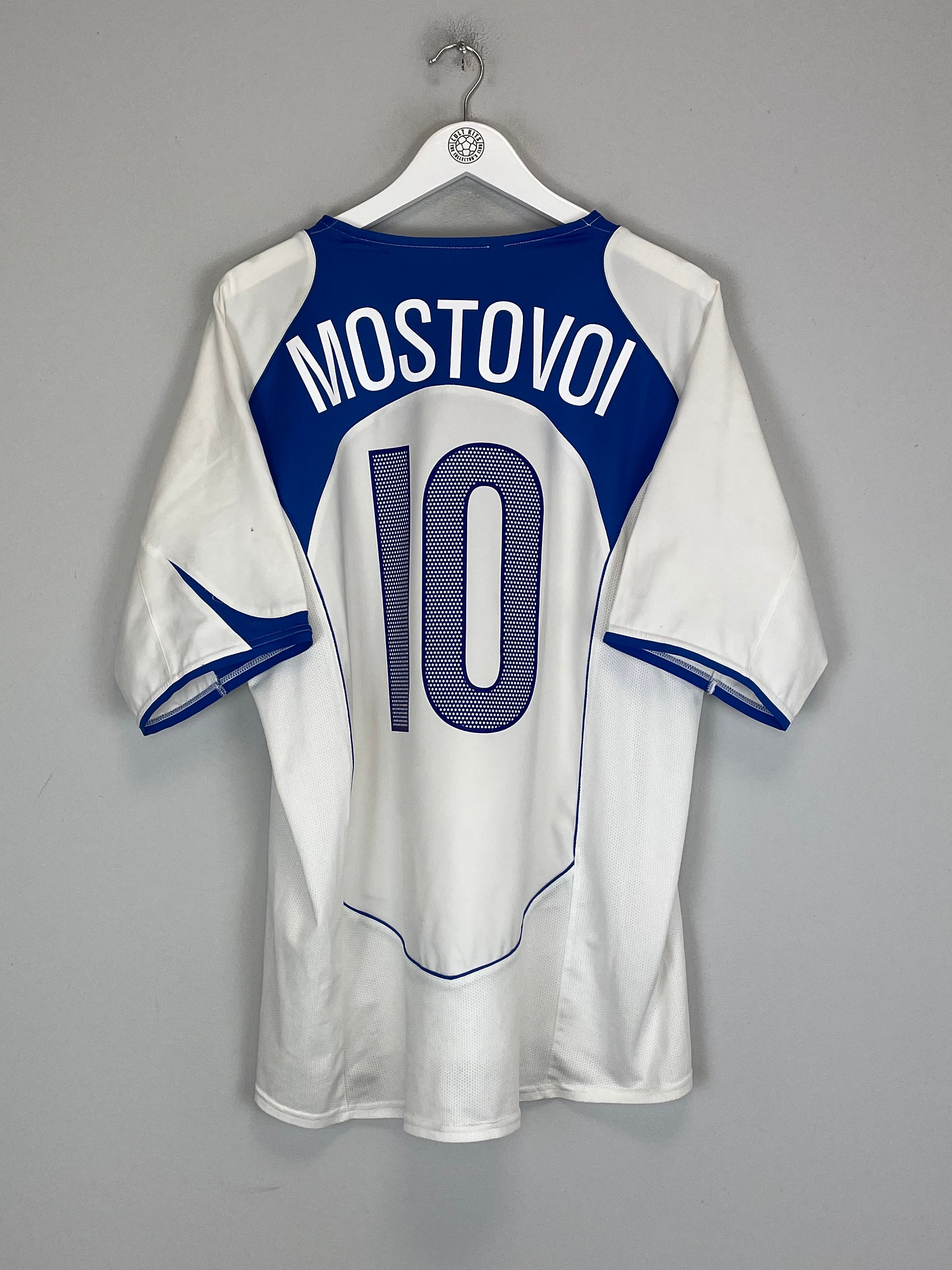 Shop 2004/06 RUSSIA MOSTOVOI #10 AWAY SHIRT (XL) NIKE, classic football shirts, vintage football shirts & retro soccer jerseys at Cult Kits