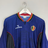 Shop 1998/99 BELGIUM GK SHIRT (M) DIADORA, classic football shirts, vintage football shirts & retro soccer jerseys at Cult Kits