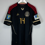 Shop 2011/12 MEXICO CHICHARITO #14 AWAY SHIRT (M) ADIDAS, classic football shirts, vintage football shirts & retro soccer jerseys at Cult Kits